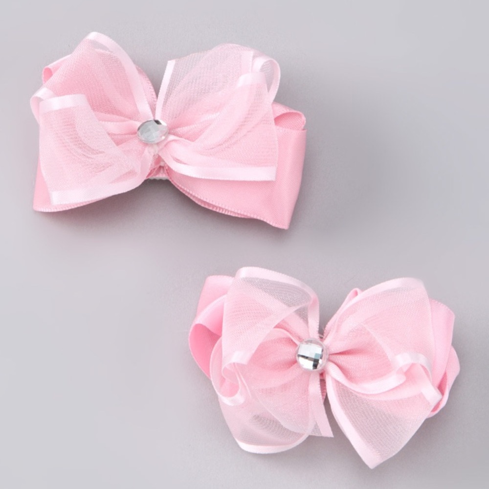 NEW- Chic (set of 6) tulle hair clips!